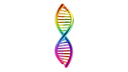 Rainbow DNA Helix
