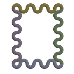 Obraz premium Rainbow frame for photo