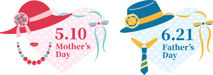 Obraz premium 【2026年】母の日・父の日 タイトルセット かわいい