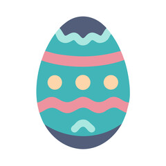 Colorful Easter egg vector