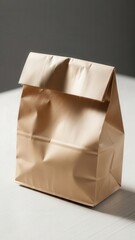 Brown Paper Lunch Bag on Table 29.
