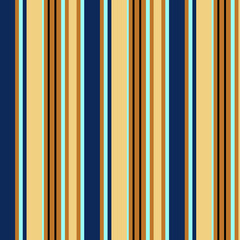 Fototapeta premium Vibrant striped pattern with yellow, orange, and blue colors