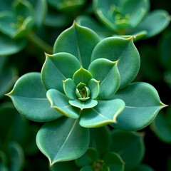 close up of a green plant