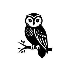 Obraz premium Cartoon Owl Vector Illustration