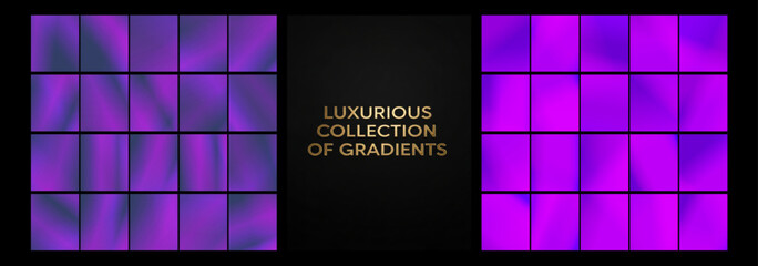 Array of gentle violet gradient bars surrounding a dark decorative insert, evoking creativity and calm for beauty branding, lifestyle blogs, or elegant event designs.	
