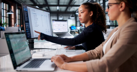 Hispanic Female Business Manager Efficiently Organizing Corporate Invoices