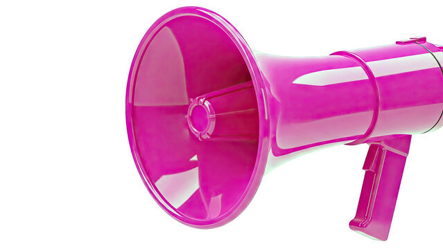 Bright Pink Megaphone