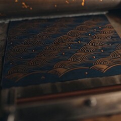 old book on the wooden table