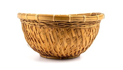 Fototapeta premium Woven Basket - A Rustic and Natural Storage Solution.