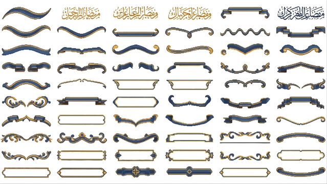 Collection of assorted decorative metal handles and hinges.