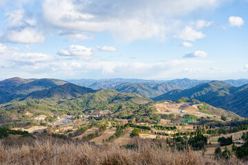 るり渓深山ハイキングコースからの眺め