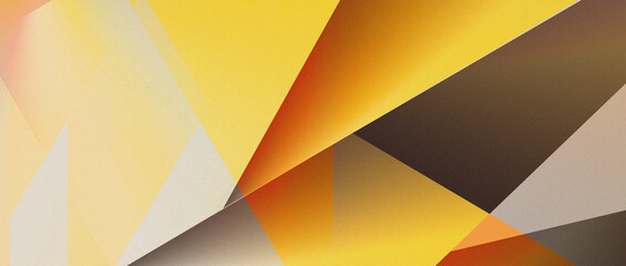 golden brown abstract dark background. Geometric shape. 3d. Color gradient Metallic sheen.Premium.Design.Wide banner.	