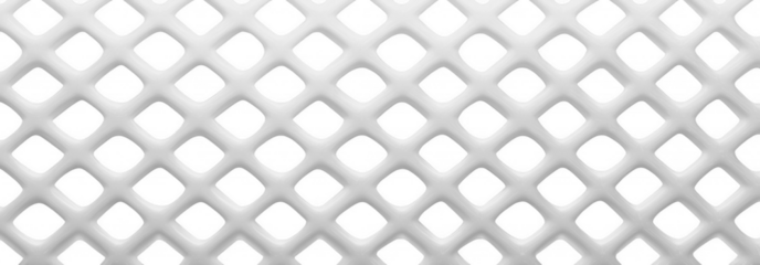 White rhombic mesh pattern creating an abstract and modern geometric background