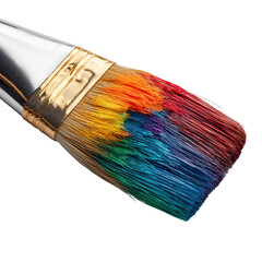 Fototapeta premium Colorful paintbrush for vibrant creativity.