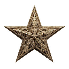 Fototapeta premium Decorative antique star emblem design.