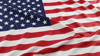 Fototapeta premium UK USA flag on blue background
