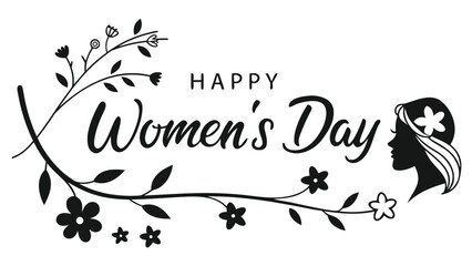 International Women&rsquo;s Day Calligraphy Text