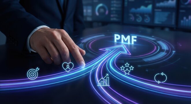 Product Market Fit (PMF) Concept - Business Growth