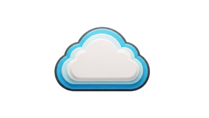 Layered Cloud Icon