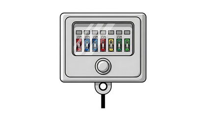 Combination Lock with Colorful Code Entry.