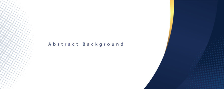 Abstract wave background with gold accent and halftone dots on white