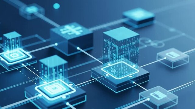 blue technology background