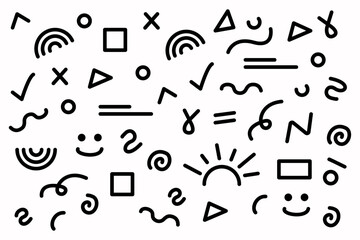 Abstract Doodle, Textures, background