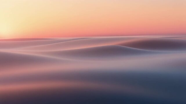 Soft mist gradient shifting horizontally almost unnoticeable speed peaceful ambience cascading softly surreal cinematic futuristic atmosphere ethereal glow layers
