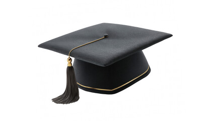 Academic graduation cap with tassel: symbol of achievement