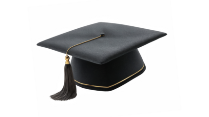 Academic graduation cap with tassel: symbol of achievement