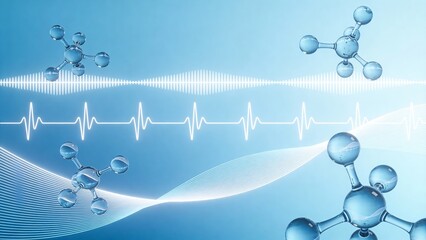Molecular structures and heartbeat waves