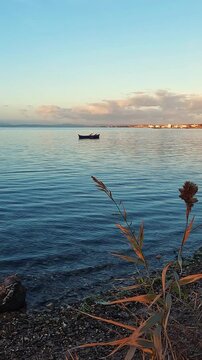 beautiful seascape view from Bizerte, Tunisia