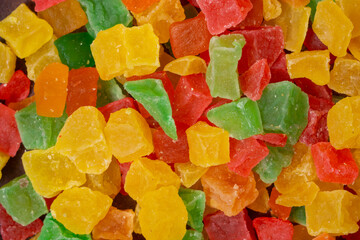 Candied fruits as a texture