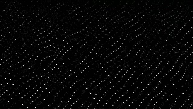 Thin Generate title without using the word "Title:" before it. white dashed lines arranged diagonally on a black background forming a subtle and orderly texture