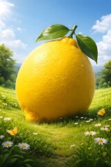 lemon on tree