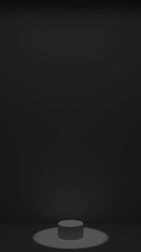 Advertising Stage Product Showcase - Warm Spotlight Background Loop