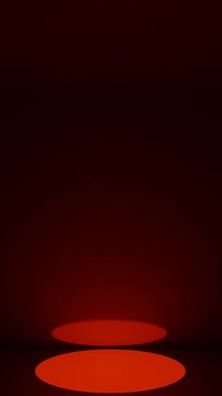 Advertising Stage Product Showcase - Warm Spotlight Background Loop
