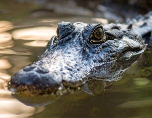 Fototapeta premium alligator in the everglades