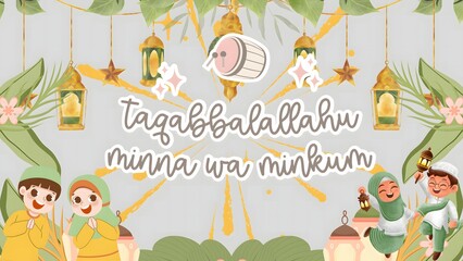 Obraz premium pious child poster design