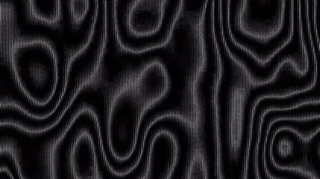 Abstract Black Wavy Texture with Distortion Effect