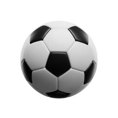 Fototapeta premium Classic black and white soccer ball
