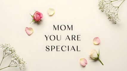 Happy mother's day wishes mom you are special greeting card