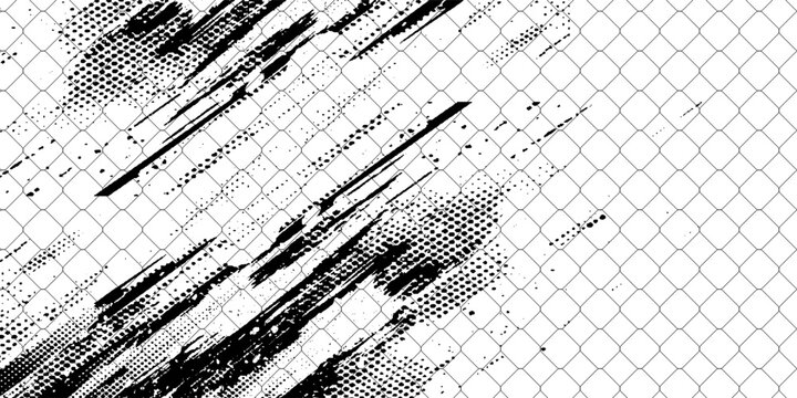 texture for fishing nets. Grunge pattern for sportswear or soccer goal, volleyball net, basketball hoop, hockey, athletics. Grunge background