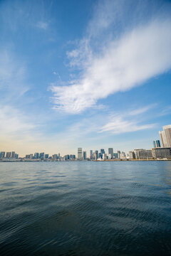 東京湾越しの東京タワー３