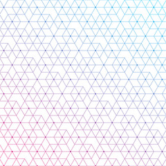 Fototapeta premium Abstract background with a seamless pattern of simple geometric shapes. Stylish texture