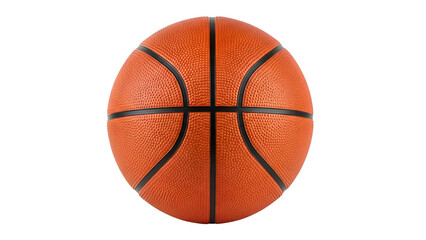 Basketball on white background
