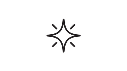Obraz premium Black Starburst Vector Illustration For Design And Decoration