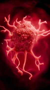 Malignant Metastatic Tumor Mass with Angiogenesis - 3D Medical Animation