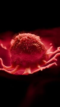 Malignant Metastatic Tumor Mass with Angiogenesis - 3D Medical Animation