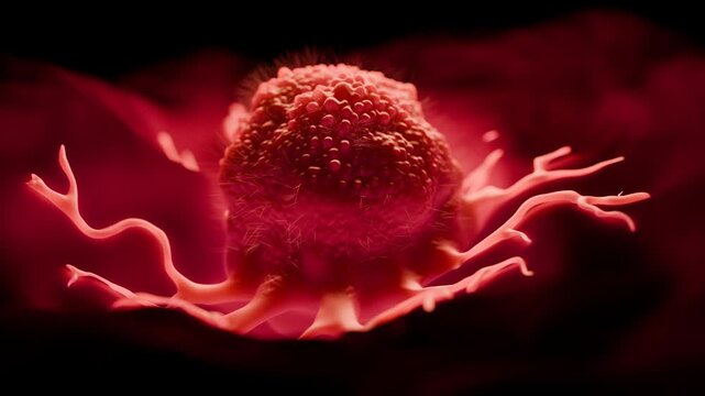 Malignant Metastatic Tumor Mass with Angiogenesis - 3D Medical Animation